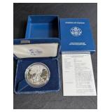 2003 Silver American Eagle Proof One Dollar Coin With Case & Insert