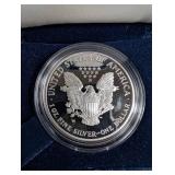 2003 Silver American Eagle Proof One Dollar Coin With Case & Insert