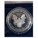 1996 American Eagle Proof Silver Dollar in Box