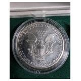 1989 American Eagle Silver Dollar in Presentation Case