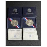 1991 Uso Silver Dollar Uncirculated (Lot of 2)