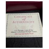1995 Atlanta Centennial Olympic Games Clad Half Dollar Proof With Box & Coa
