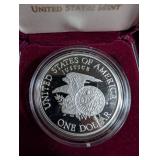Robert F. Kennedy 1998 One Dollar Commemorative Coin With Box