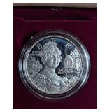 1999 Dolley Madison Commemorative Silver Dollars (Lot of 2) With Box & Coa