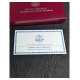 1999 Dolley Madison Commemorative Silver Dollars (Lot of 2) With Box & Coa