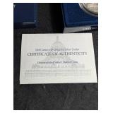 2000 Library of Congress Silver Dollar Coin With Coa