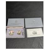 1991 Mount Rushmore Anniversary Two-Coin Proof Set