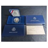 1995 Special Olympics World Games Silver Dollar Proof With Box & Coa