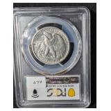 1916-s Walking Liberty Half Dollar Pcgs Genuine Cleaned Au Detail