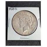 1928-d Peace Silver Dollar