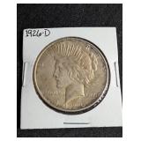 1926-d Peace Silver Dollar Coin in Holder