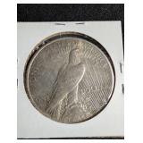 1925 Peace Silver Dollar Bright With Toning