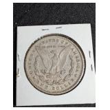 1878 Morgan Silver Dollar 7 Tail Feathers First Year