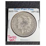 1900-o/cc Morgan Silver Dollar Vam-8b Top 100
