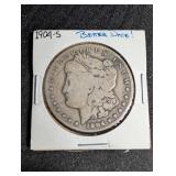 1904-s Morgan Silver Dollar