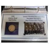 Pcs Stamps & Coins Complete Collection of 19th-Century Barber Half-Dollars