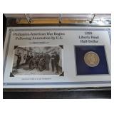 Pcs Stamps & Coins Complete Collection of 19th-Century Barber Half-Dollars