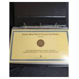 Indian Head Penny Collector Panels Postal Commemorative Society Binder