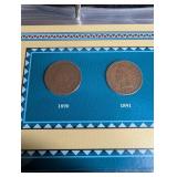 Indian Head Penny Collector Panels Postal Commemorative Society Binder
