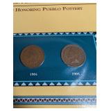 Indian Head Penny Collector Panels Postal Commemorative Society Binder