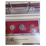U.s. Coins of the 1940s Collector Panels Album