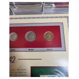 U.s. Coins of the 1940s Collector Panels Album
