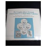 Complete John F. Kennedy Uncirculated U.s. Half-Dollar Collection Album