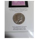 Complete John F. Kennedy Uncirculated U.s. Half-Dollar Collection Album