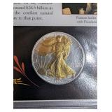 U.s. Silver Eagle Dollars Collector Panels (Lot of 25)