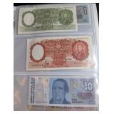 Mixed World Banknote Collection in Binder