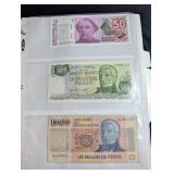 Mixed World Banknote Collection in Binder