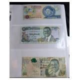 Mixed World Banknote Collection in Binder