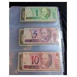 Mixed World Banknote Collection in Binder