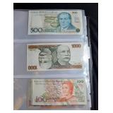 Mixed World Banknote Collection in Binder