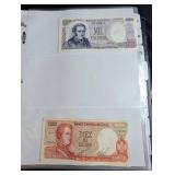 Mixed World Banknote Collection in Binder