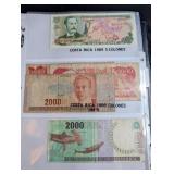 Mixed World Banknote Collection in Binder