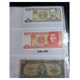 Mixed World Banknote Collection in Binder