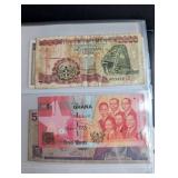 Mixed World Banknote Collection in Binder