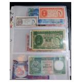 Mixed World Banknote Collection in Binder