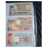 Mixed World Banknote Collection in Binder