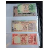 Mixed World Banknote Collection in Binder