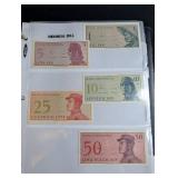 Mixed World Banknote Collection in Binder