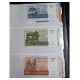Mixed World Banknote Collection in Binder