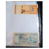 Mixed World Banknote Collection in Binder