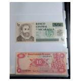 Mixed World Banknote Collection in Binder