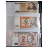 Mixed World Banknote Collection in Binder