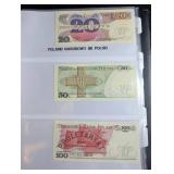 Mixed World Banknote Collection in Binder