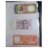 Mixed World Banknote Collection in Binder