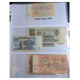 Mixed World Banknote Collection in Binder
