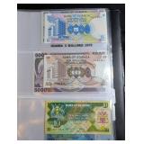 Mixed World Banknote Collection in Binder